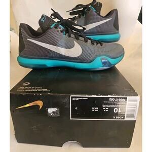 Nike Kobe X 10 Mens Liberty Radiant Emerald Sneakers Shoes Size 10